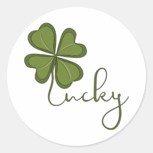 Adesivo Lucky Four Folha Clover