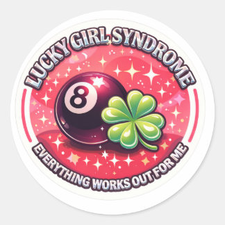 Adesivo  Lucky Girl Syndrome Sticker - Everything Works Ou