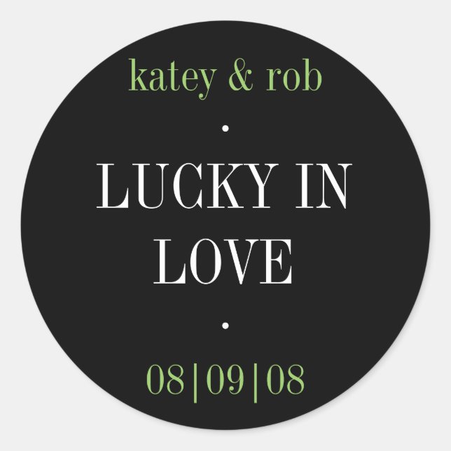Adesivo Lucky in Love Sticker (Frente)