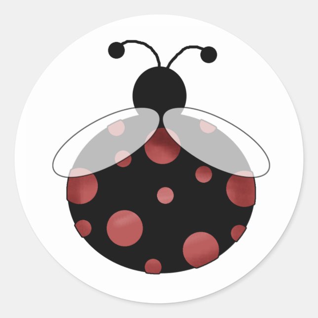 Adesivo Lucky Ladybug (Frente)