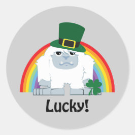Adesivo Lucky Yeti Leprechaun