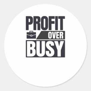 Adesivo Lucro Sobre Empreendedor Mínimo Ocupado