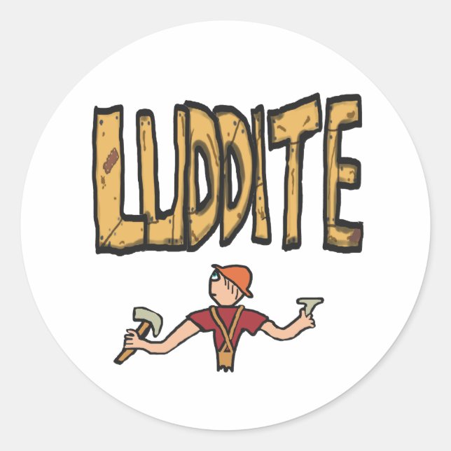 Adesivo Luddite (Frente)