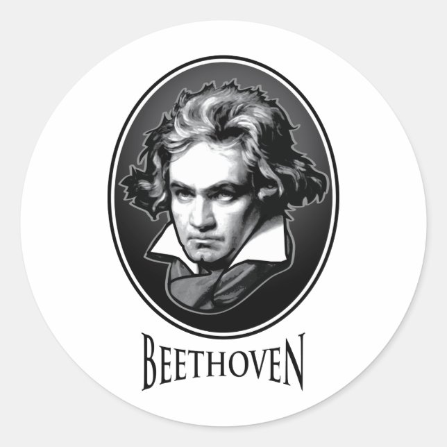 Adesivo Ludwig van Beethoven (Frente)