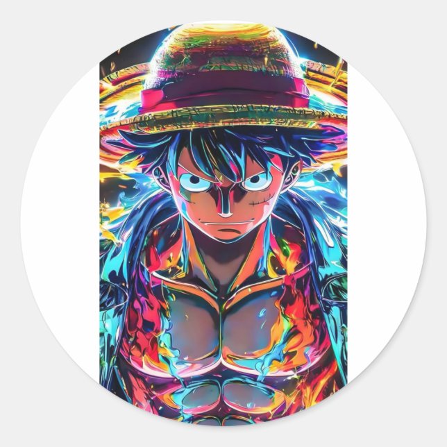 Adesivo luffy anime (Frente)