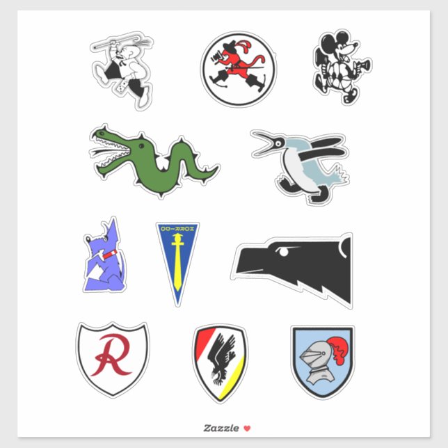Adesivo Luftwaffe Emblems Stickers Collection (Folha)
