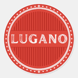 Adesivo Lugano City Pride Emblem – Swiss Identity