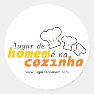 Adesivo Lugar de Homem é na Cozinha