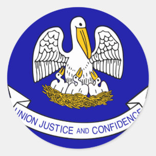 Adesivo Luisiana Flag