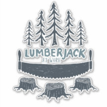 Lumberjack No Trabalho Crosscut Vi Tree Stumings