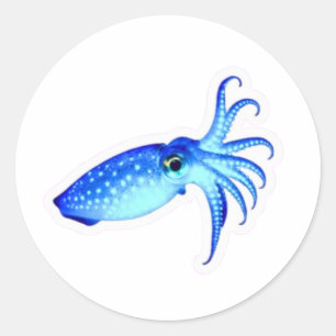 Adesivo Luminoso Sticker de Lula Neon Azul Elétrico - Bril