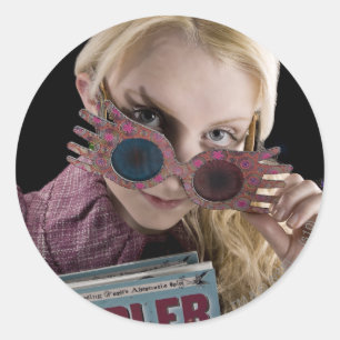 Adesivo Luna Lovegood Peeks Sobre Óculos