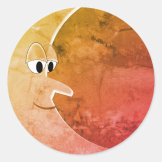 Adesivo Luna Vintage Moon Drawn