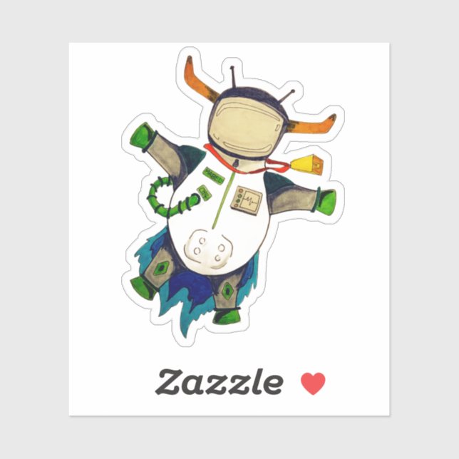 Adesivo Lunar Longhorn (Folha)