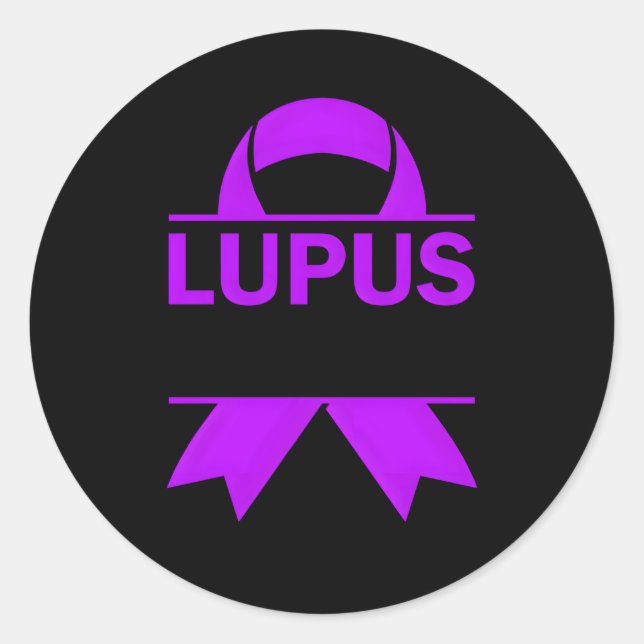 Adesivo Lupus Awarness Lupus Warrior Lupus Ninja (Frente)