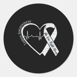 Adesivo Lupus Awarying Warrior Roxo Ribbon Autoimune D