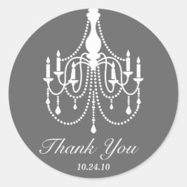 Adesivo Lustre Branco Cinza Obrigado