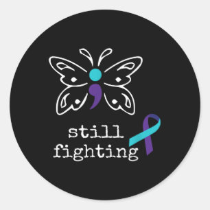 Adesivo Luta Ainda - Prevenção do Suicídio Com Presente De