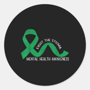 Adesivo Luta Contra A Prevenção Da Consciência Mental Do E