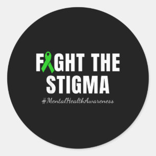 Adesivo Luta Contra O Estigma - Sensibilização Para A Saúd