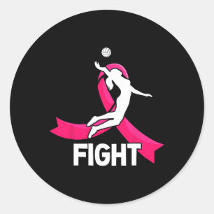 Adesivo Luta contra o vôlei do Cancer de amamentação