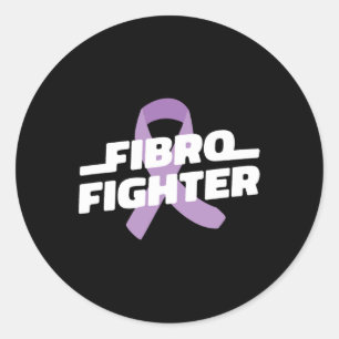 Adesivo Luta - Fibromialgia Sensibilização Roxo