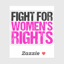 Adesivo Luta pelos Direitos das Mulheres - Laptop de escol