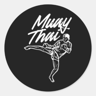 Adesivo lutador de artes marciais de Muay Thai lutando art