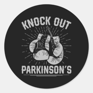 Adesivo Lutador de Boxe Kickboxing Derruba Parkinson
