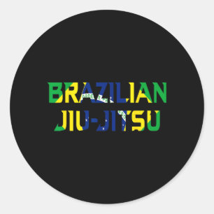 Adesivo Lutador de Jiu Jitsu Brasileiro
