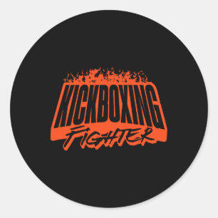 Adesivo Lutador de Kickboxing, Treinamento, Roupas Esporti