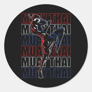 Adesivo lutador de Muay Thai esportes artes marciais Mma T