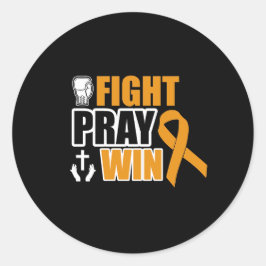 Adesivo Lutar contra o Cancer de Apêndice Win de Reze