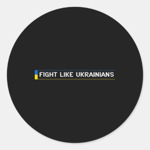 Adesivo Lute Como Ucranianos Ucraniano Zelensky Ucrânia A