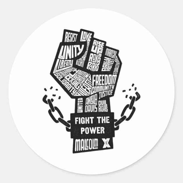 Adesivo Lute contra o Power Sticker (Frente)