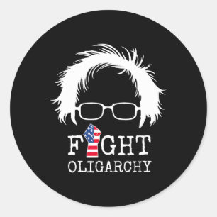 Adesivo Lute Contra Oligarquia Sanders E Aoc Liberdade EUA