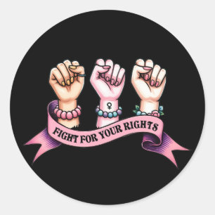 Adesivo Lute Por Seus Direitos Feministas