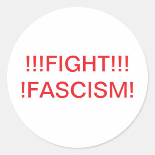 Adesivo LUTEM CONTRA O FASCISMO!! Hankamer Artjunkhaus SAL