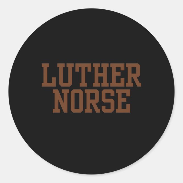 Adesivo Luther Norse Seminary (Frente)