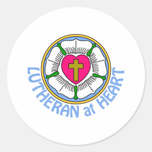 Adesivo Lutheran no coração