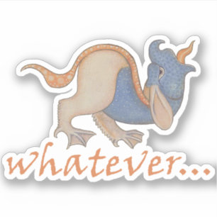 Adesivo Luttrell Psalter "Qualquer Que Seja" Vinyl Sticker