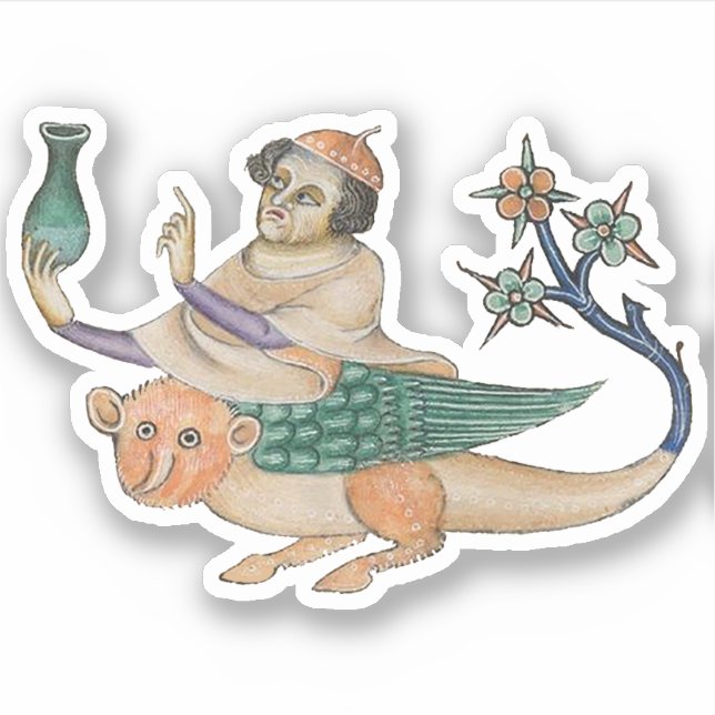 Adesivo Luttrell Psalter Vinyl Sticker (Frente)