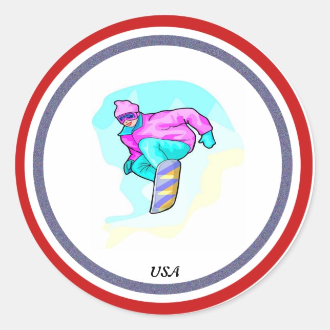 Adesivo Luv para Snowboard - (Frente)