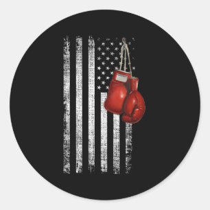 Adesivo Luvas de boxe - Bandeira dos Estados Unidos