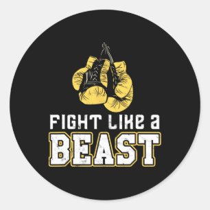 Adesivo Luvas de Boxe Boxe Tailandês Muay Thai Kickboxing