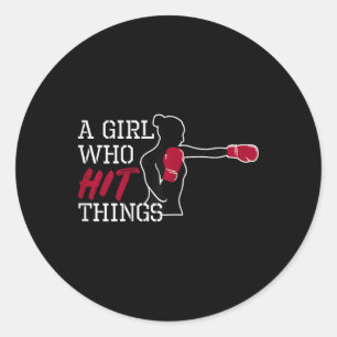 Adesivo Luvas de Boxe e Kickboxing para Mulheres e Meninas