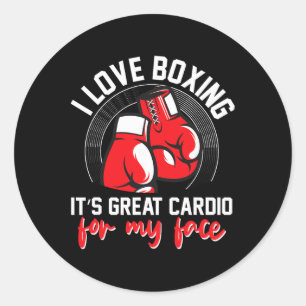Adesivo Luvas de Boxe G de Boxe de Sombra Kickboxing Boxer