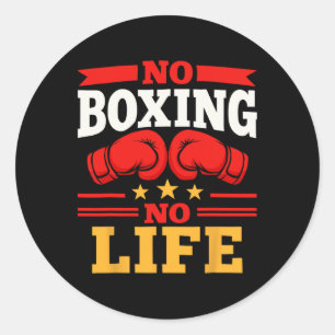 Adesivo Luvas de Boxe Sem Boxe Sem Vida Luvas de Boxe _3