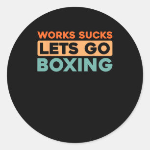Adesivo Luvas de Boxer - Boxing Sparring Boxing