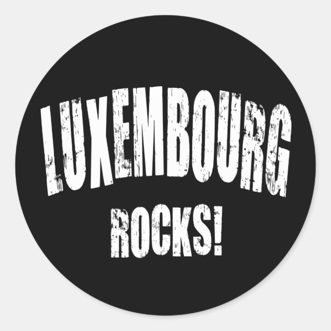 Adesivo Luxembourg Rocks! (Frente)